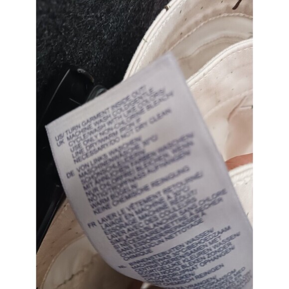 NYDJ Circes Des Palmes Palm Trees Sun Frayed Hem Beige Denim A-Line Shorts‎ 24W - Picture 4 of 10